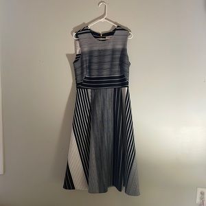 Calvin Klein Black and White dress